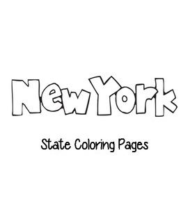 New york state coloring pages in coloring pages color new york state