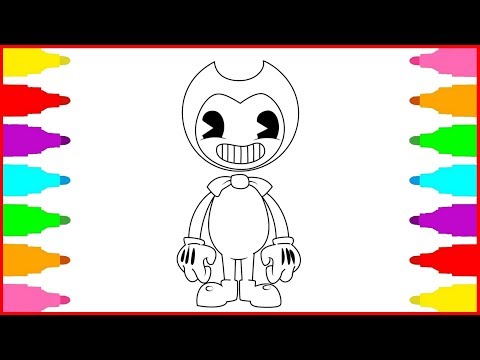 How to draw bendy drawing and coloring for kids coloring pages for children