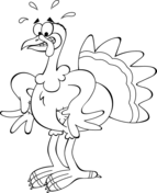 Turkey coloring pages free coloring pages