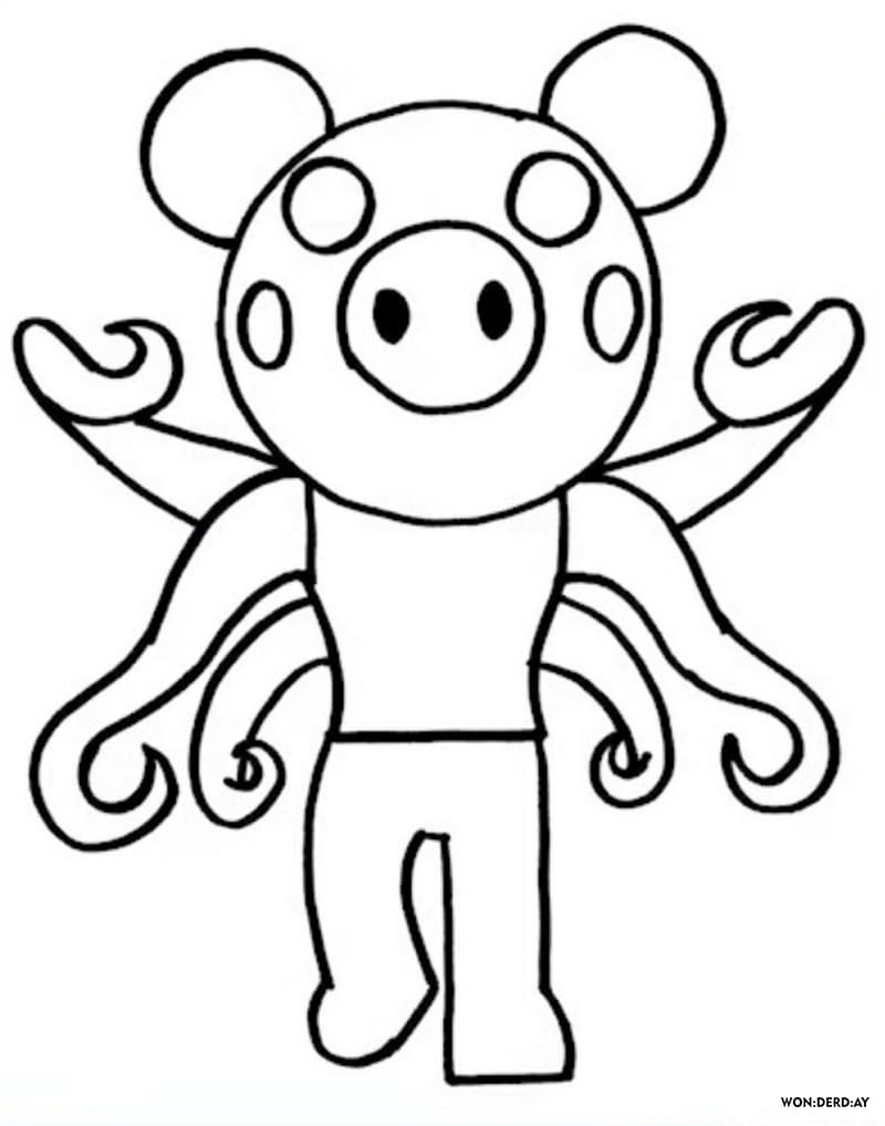 Coloring pages roblox print for free