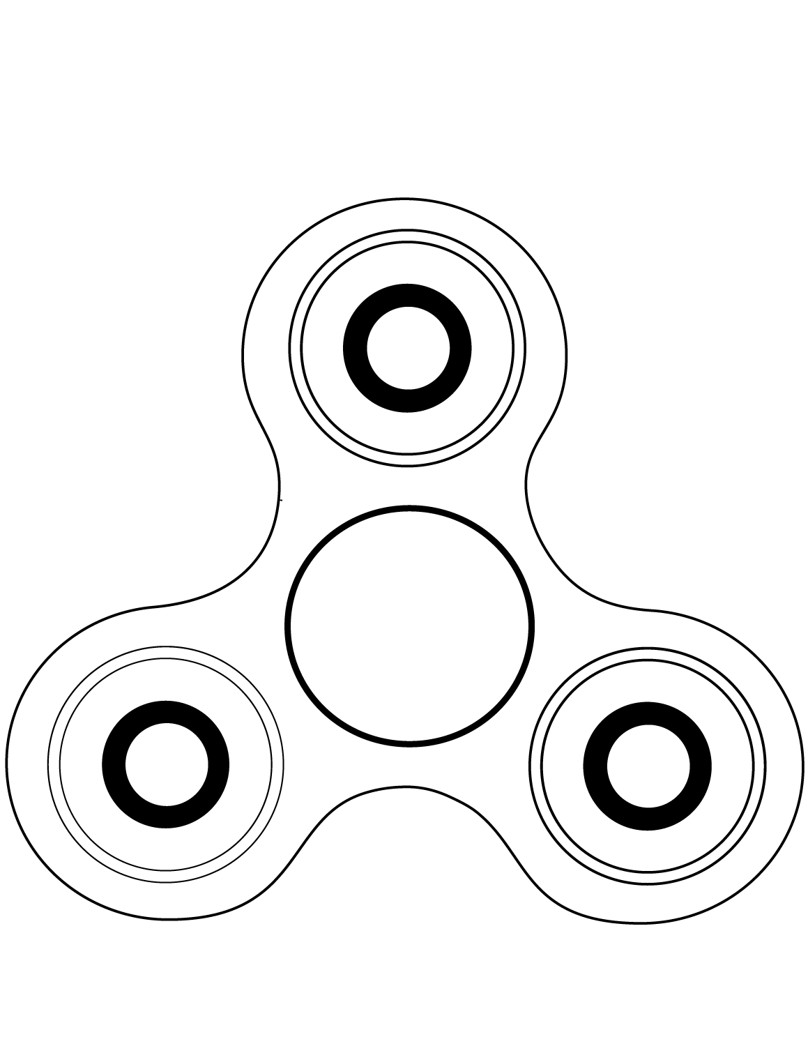 Fidget spinner coloring pages