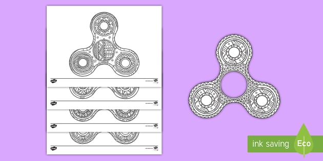 Fidget spinner mindfulness loring sheets teacher made