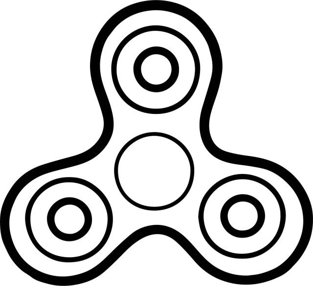 Marvelous picture of fidget spinner coloring page