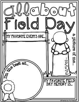 All about field day poster activity fill in poster for the end of the year field day reflection activities teaching