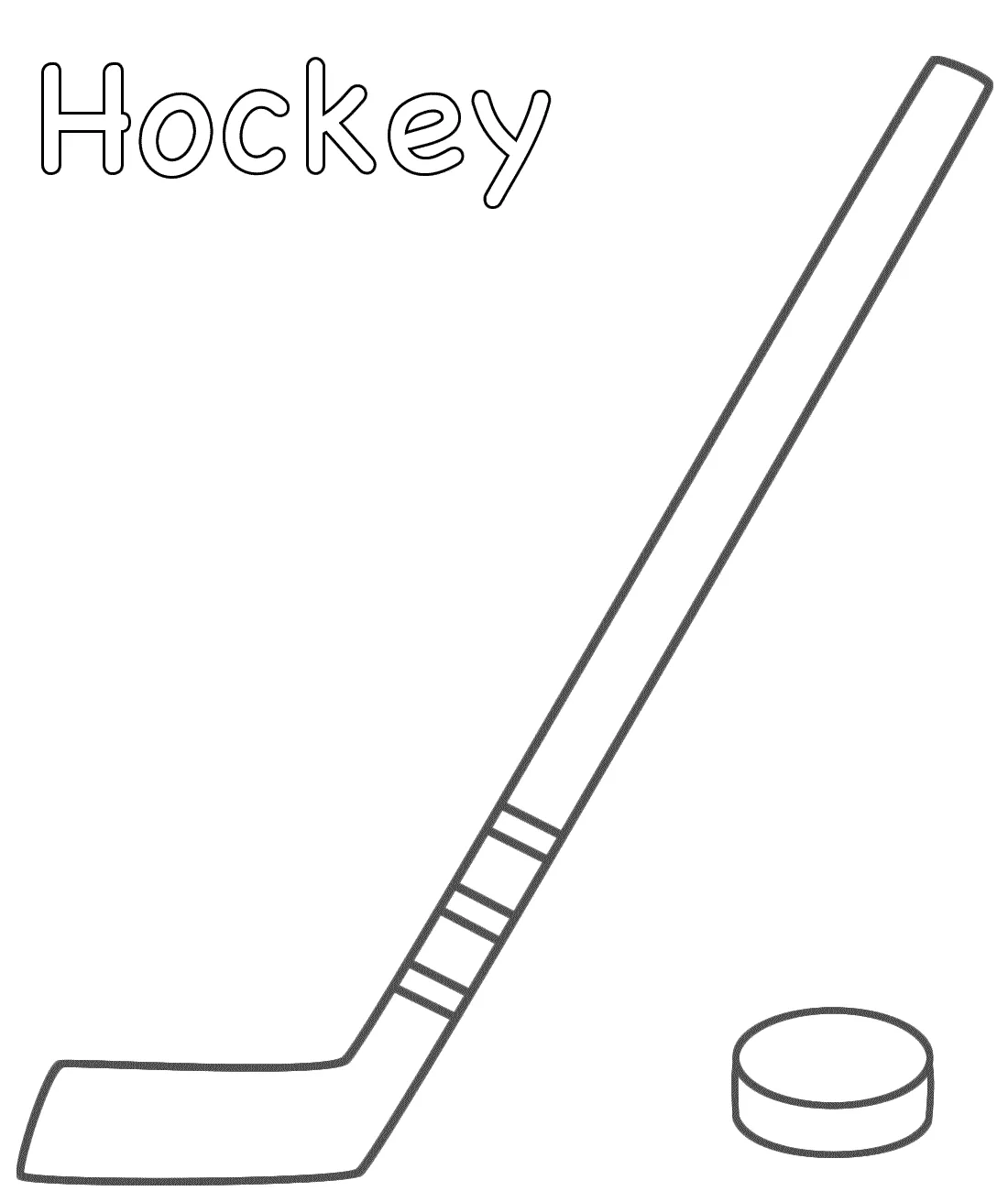 Free hockey coloring pages pdf