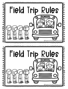 Field trip social story coloring book by packers printables tpt