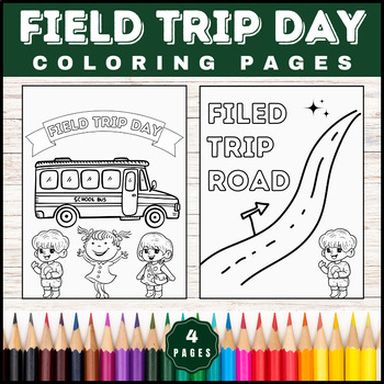 Fun filed trip coloring pages for kids filed trip activities morning work