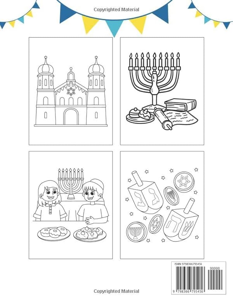 Hanukkah coloring book for toddlers great hanukkah gift for little kids the perfect jewish chanukah gift for kids of all ages jewish hanukkah jewish hanukkah coloring pages