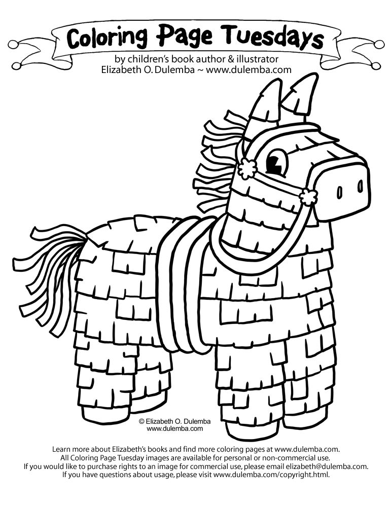 Dulemba coloring page tuesday