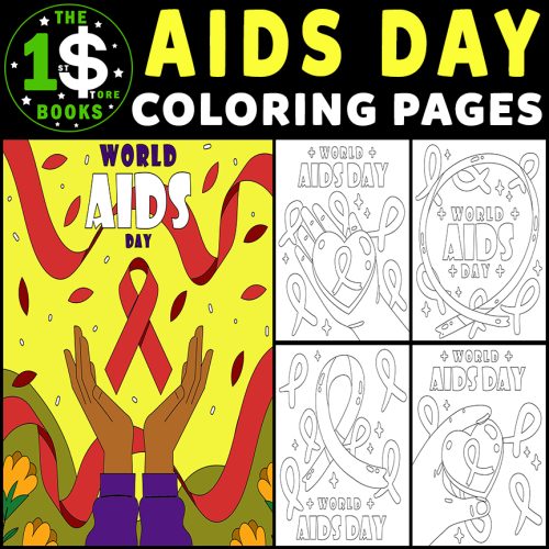 World aids day coloring pages december holiday coloring sheets made by teachers