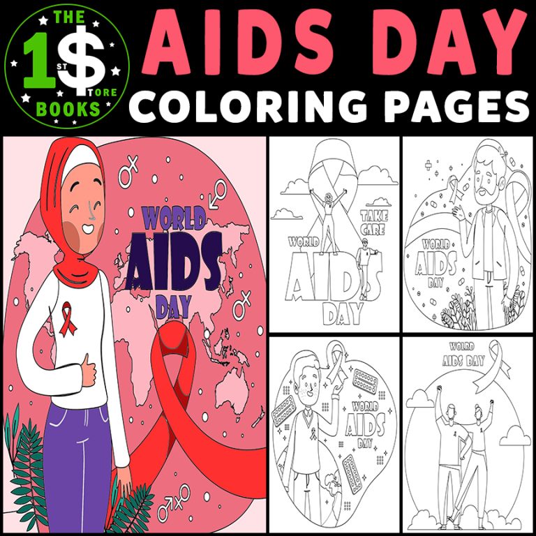 World aids day coloring pages december holiday coloring sheets made by teachers