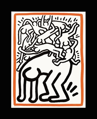 Fight aids worldwide by keith haring on