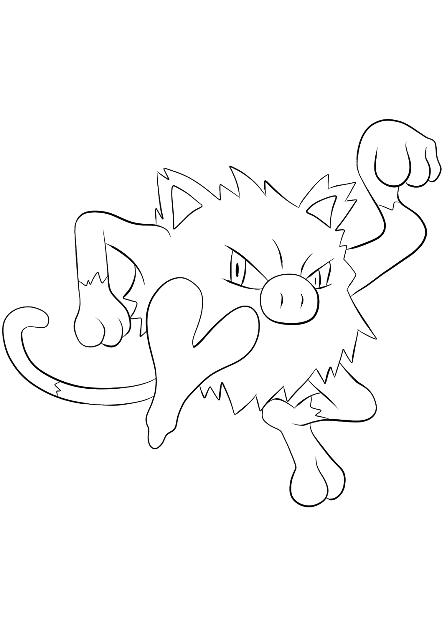 Mankey no pokemon generation i