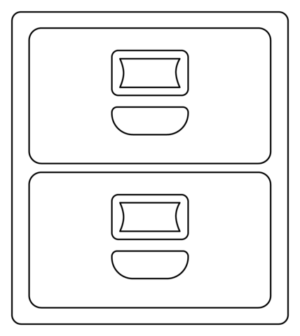 File cabinet emoji coloring page free printable coloring pages