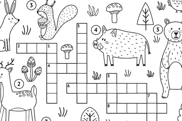 Crossword puzzles for kids fun free printable crossword puzzle coloring page activities for children printables seconds mom printable crossword puzzles printable puzzles for kids free printable crossword puzzles