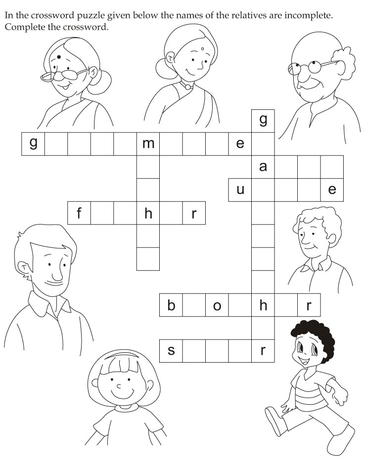 Plete the crossword download free plete the crossword for kids best coloring pages