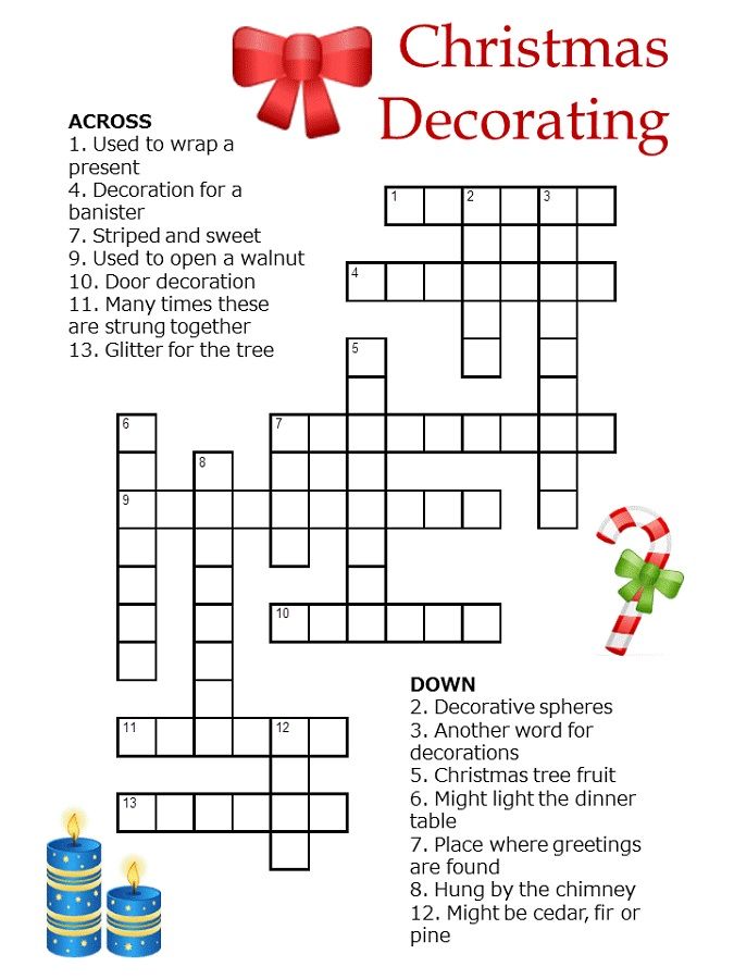 Crossword puzzles for kids