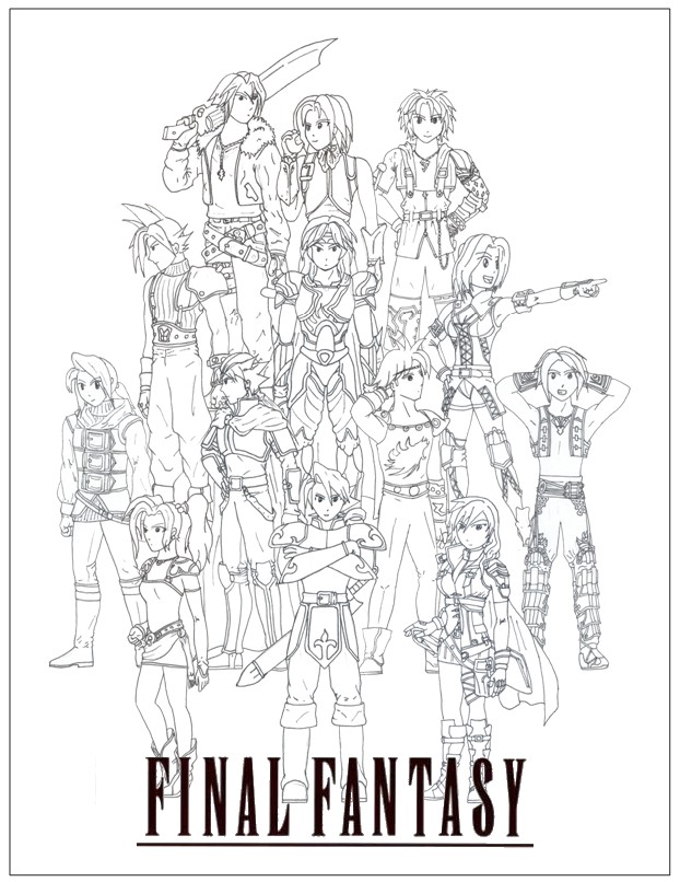 Final fantasy sagas by danixhap on