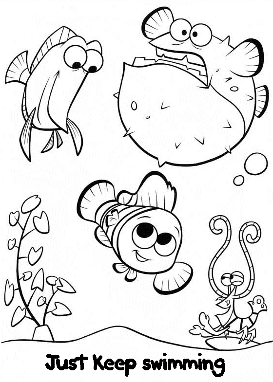 Enter our finding nemo coloring contest