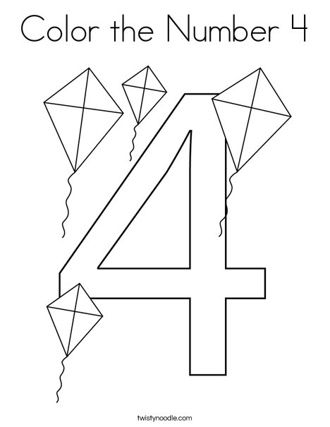 Color the number coloring page