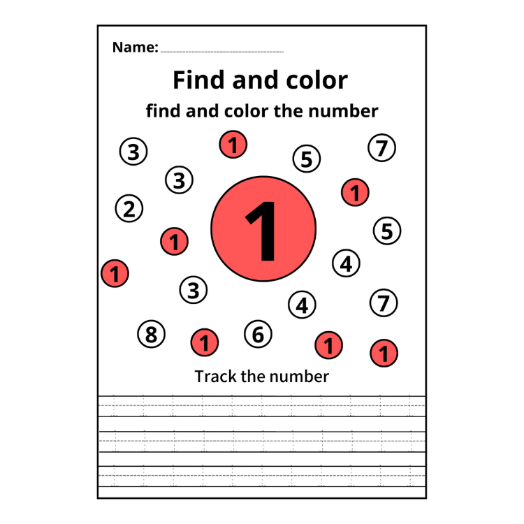 Say find and color