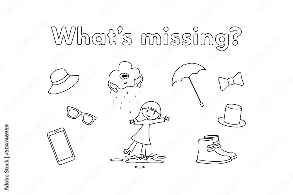 Whats missing learning game for small children