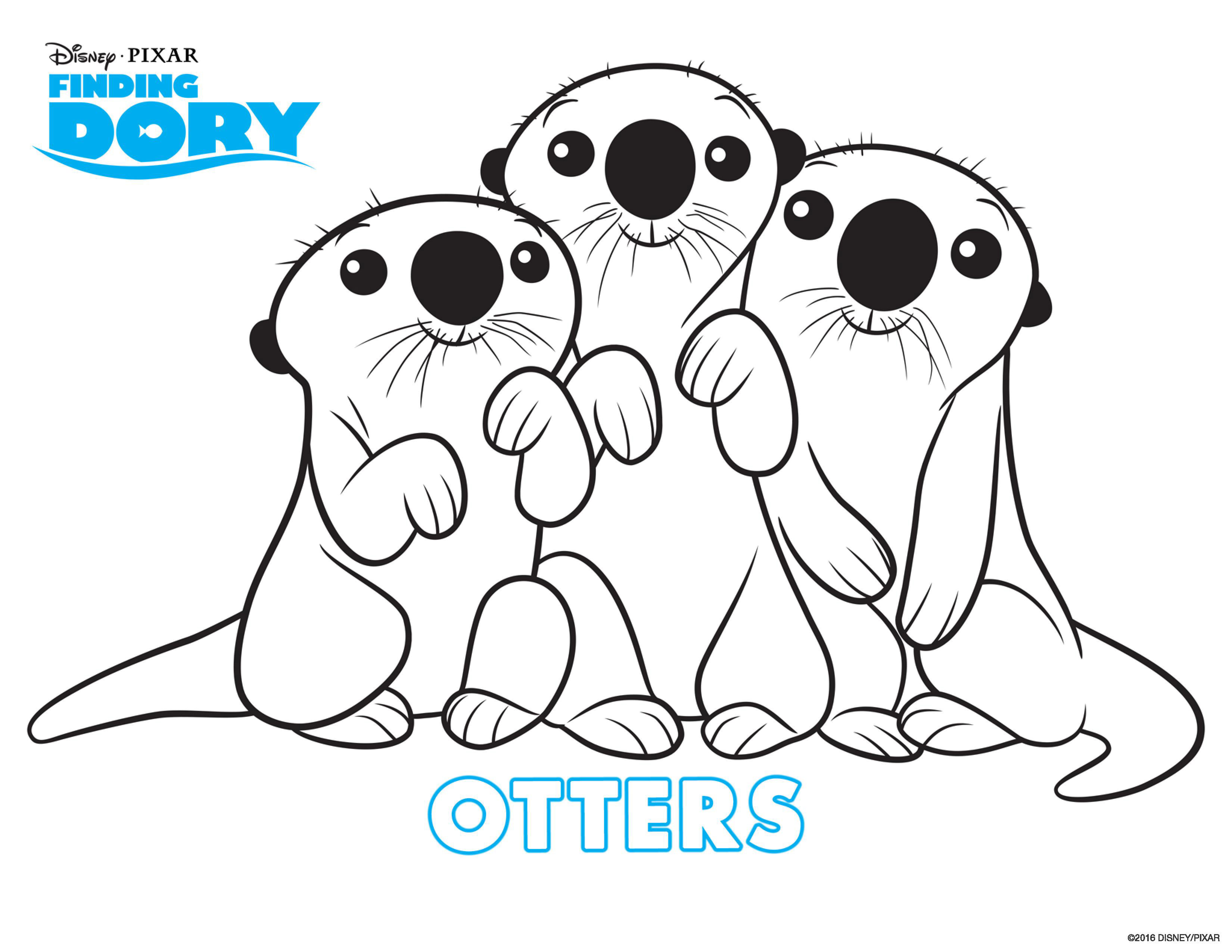 Finding dory coloring pages to download