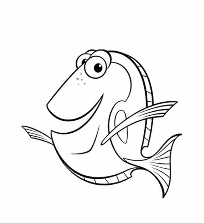 Coloring pages free printable nemo coloring pages