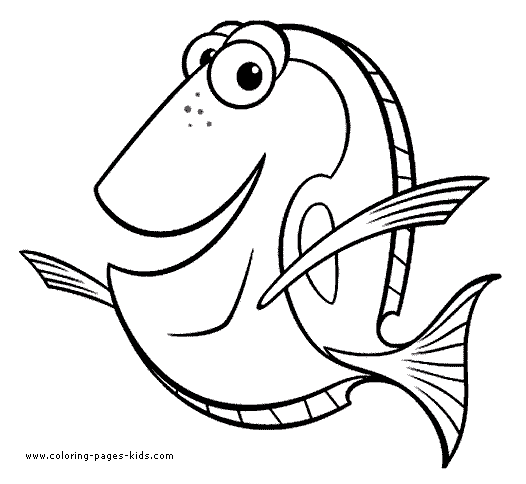 Finding nemo coloring pages