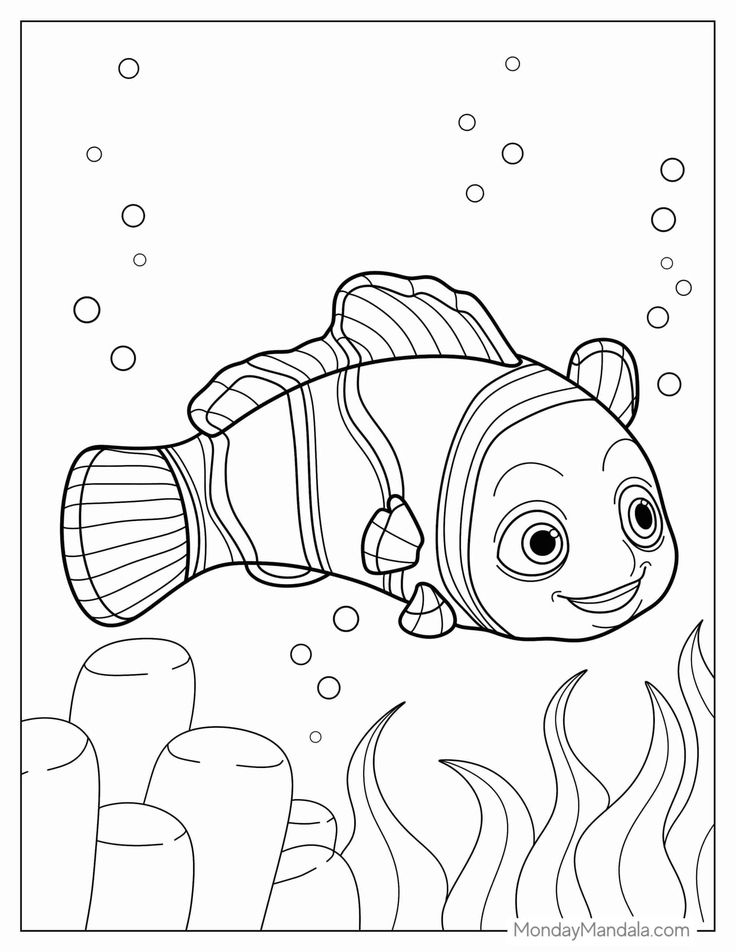 Finding nemo coloring pages free pdf printables finding nemo coloring pages nemo coloring pages coloring pages