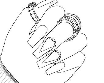 Let your little ones paint with nail polish or use as coloring pages printable art pages
