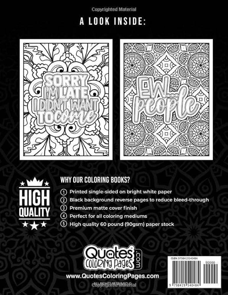 The huge snarky coloring book for adults high functioning introvert a fun colouring gift book for anxious people w humorous anti