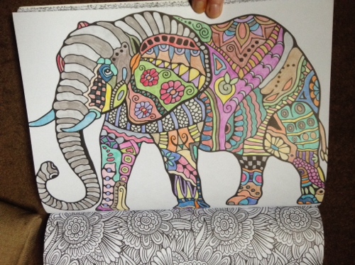 My pleted colouring pages