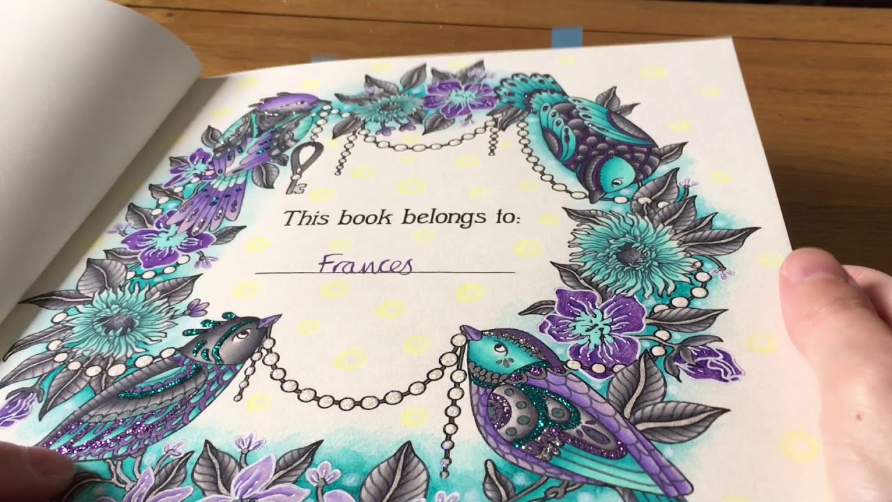 Copleted colouring book pictures part