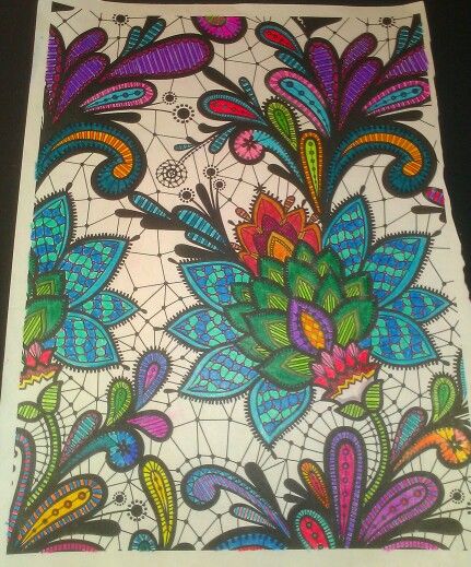 Finished posh coloring book pages color inspiration love doodles monster coloring pages coloring pages adult coloring book pages