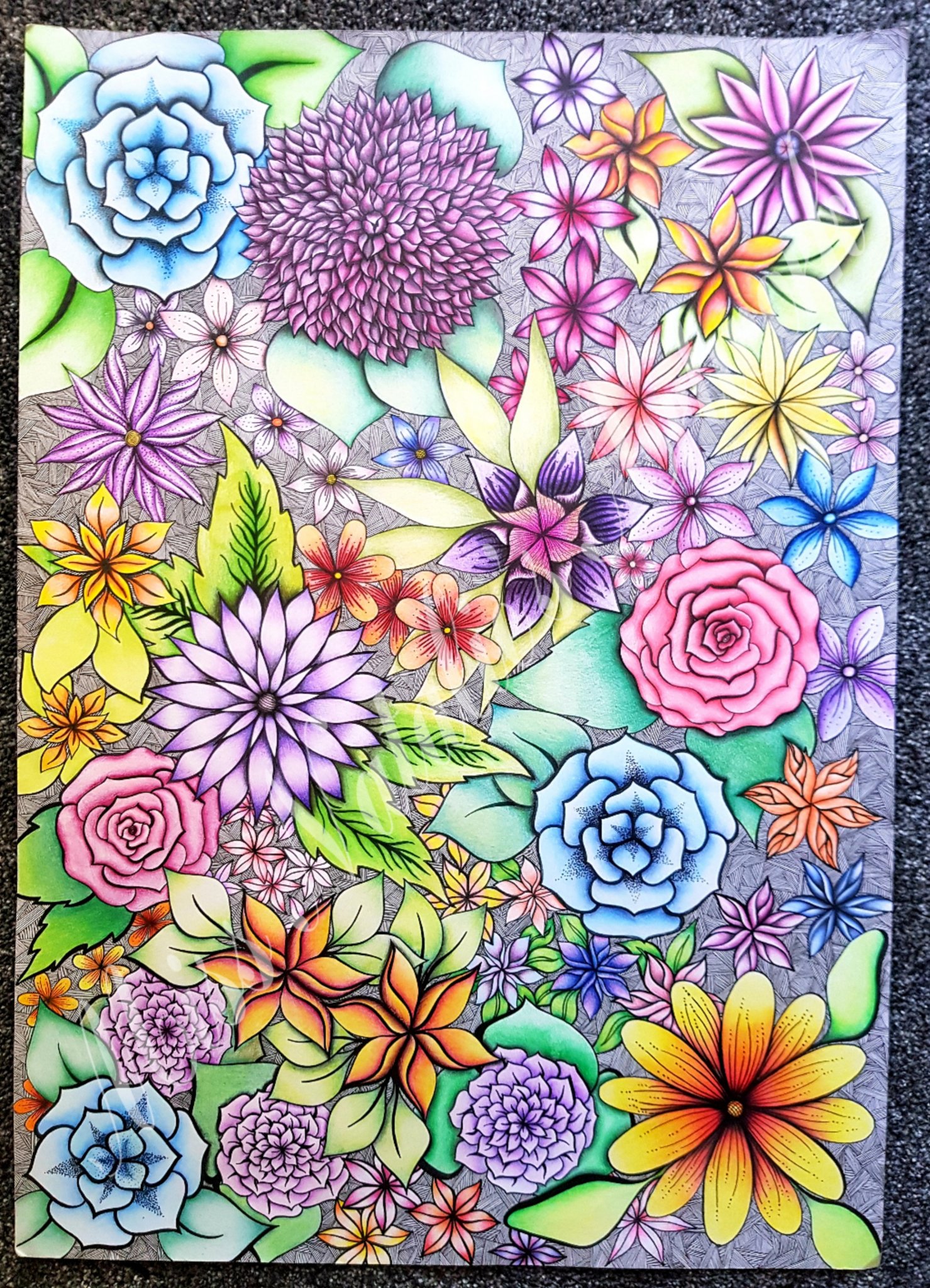 Ð missnataliesartwork ð on x good morning world happy throwbackthursday back to flower power ððð this took so long to finish art colouring artwork artiston bristol artist artisticthursday designthinking flowers