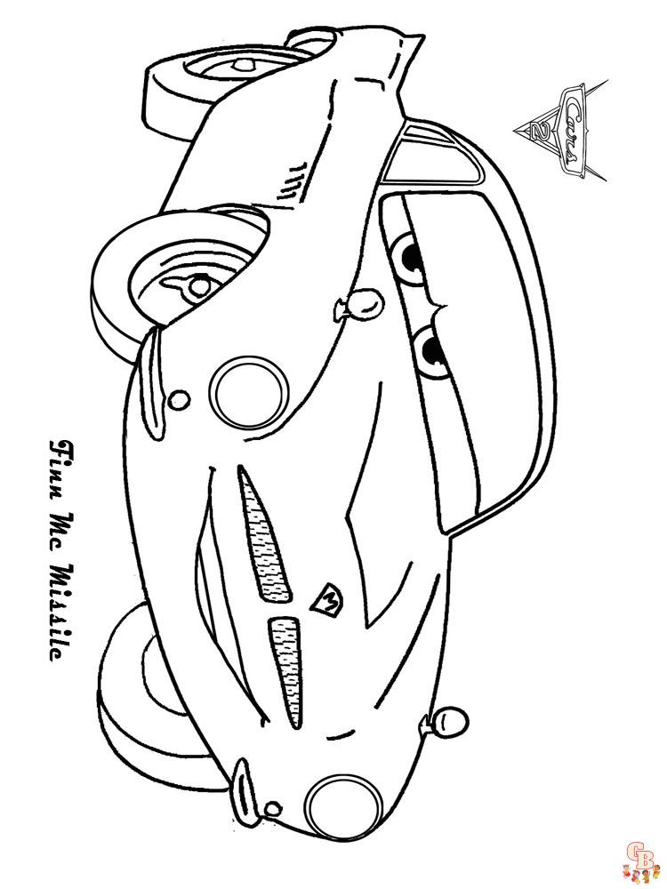 Free cars coloring pages for kids