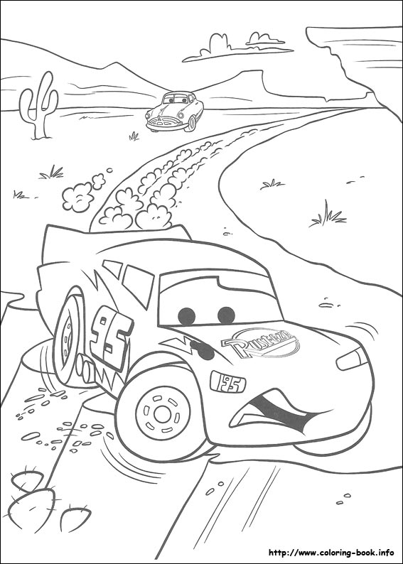 Cars coloring picture