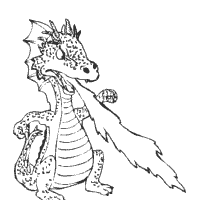 Fire breathing dragon coloring pages