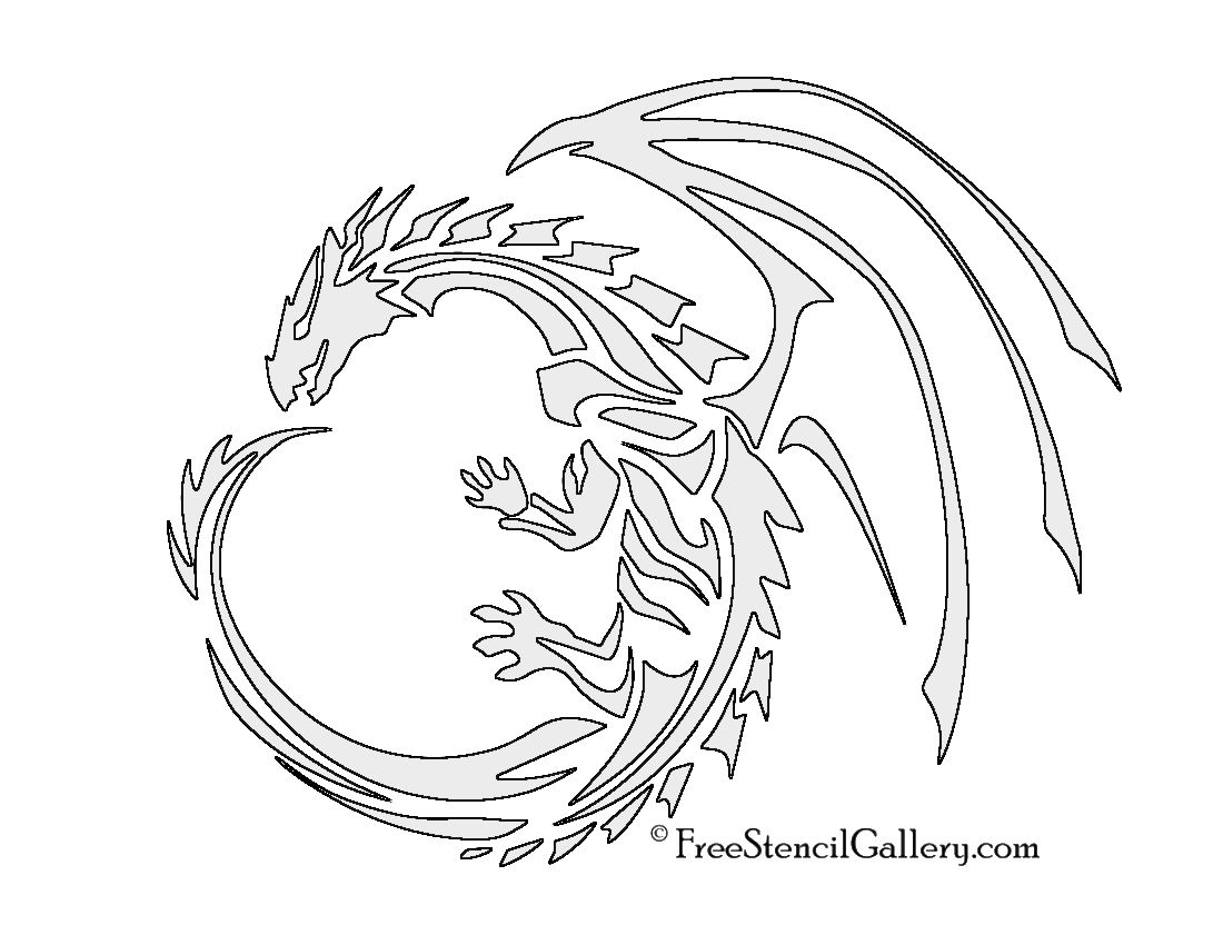 Dragon stencil pumpkin carving templates pumpkin stencil free stencils