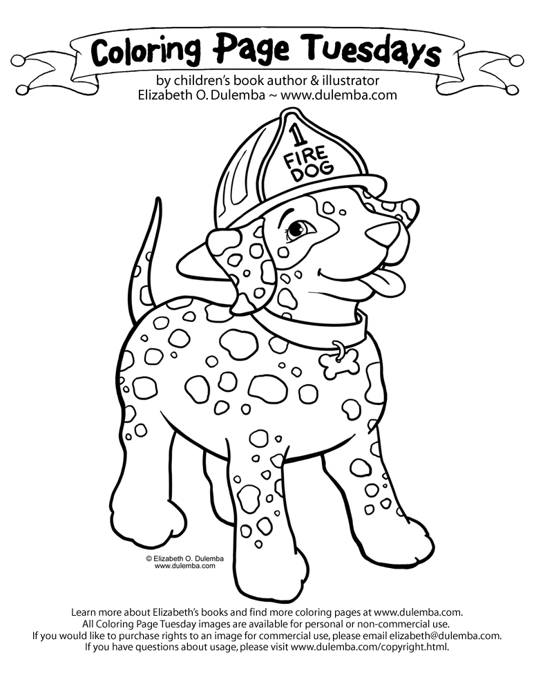 Coloring page tuesday