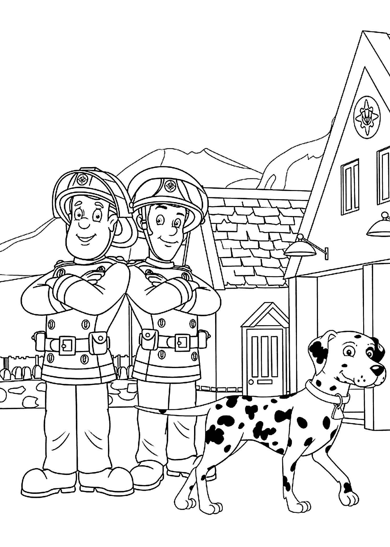 Coloring pages extraordinary printable firefighter coloring pages for kids animals