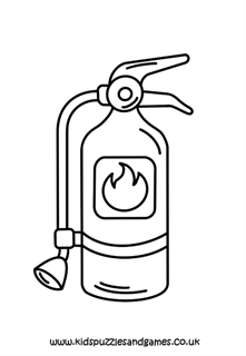 Fire extinguisher louring page