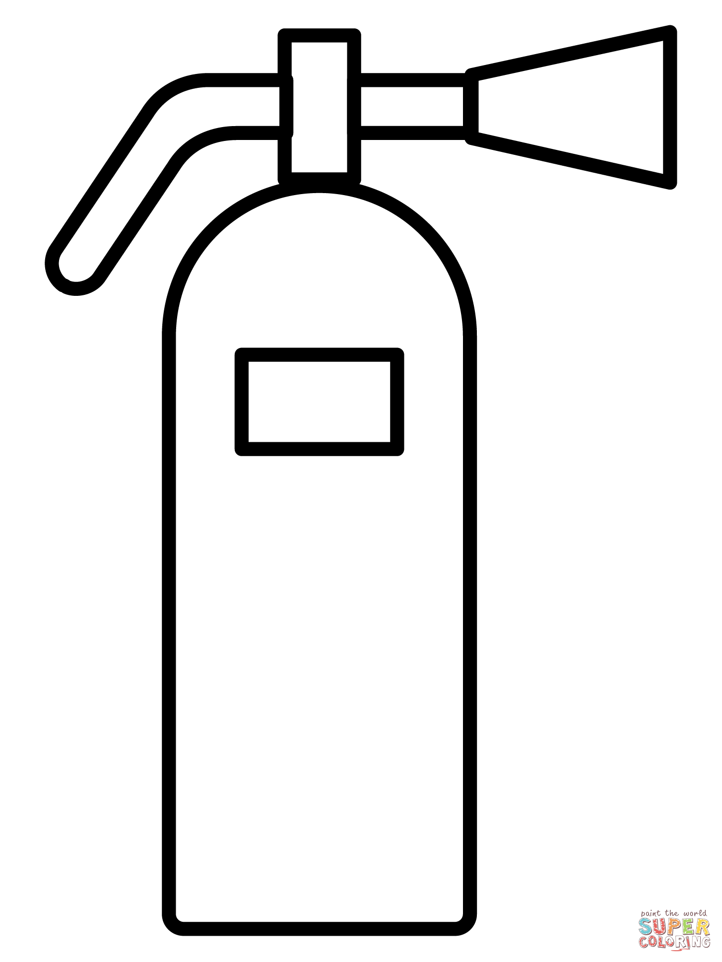 Fire extinguisher emoji coloring page free printable coloring pages