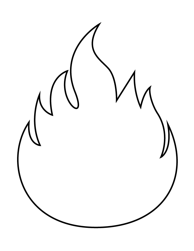 Flame cut out stencil