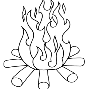 Fire coloring pages printable for free download