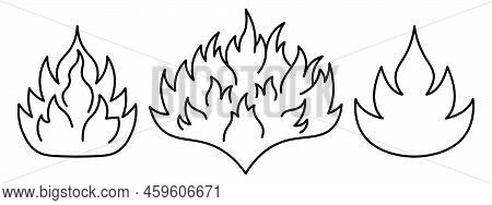 Fire flames various vector photo free trial bigstock