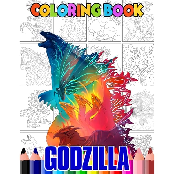 Godzilla the official coloring book titan books