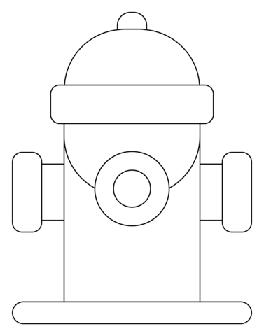 Fire hydrant coloring page free printable coloring pages