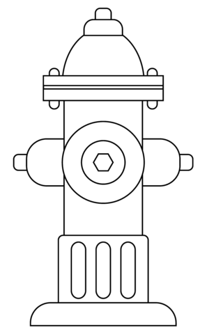 Fire hydrant coloring page free printable coloring pages